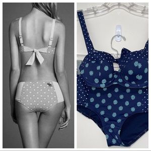 EUC Abercrombie & Fitch Flower & Dots Bikini XS
